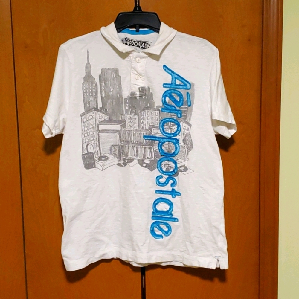 Aeropostale Graphic Polo Shirt
